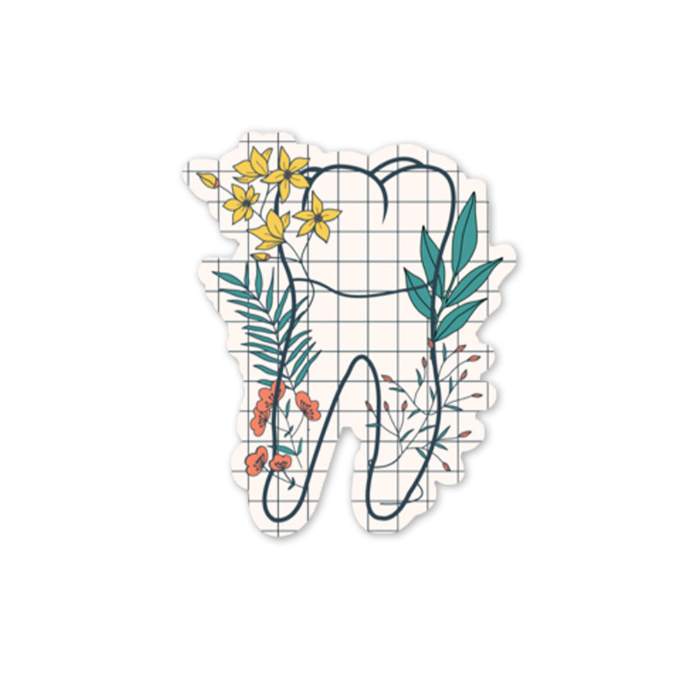 Floral Anatomy Sticker